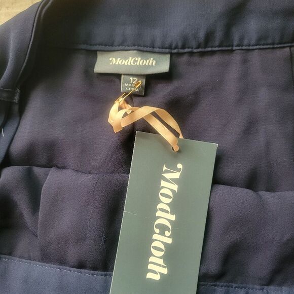 Modcloth Purely Pretty Pleated Skirt Size 12 NWT - Picture 6 of 7